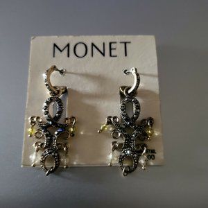Monet Chandelier  Pierced Earrings